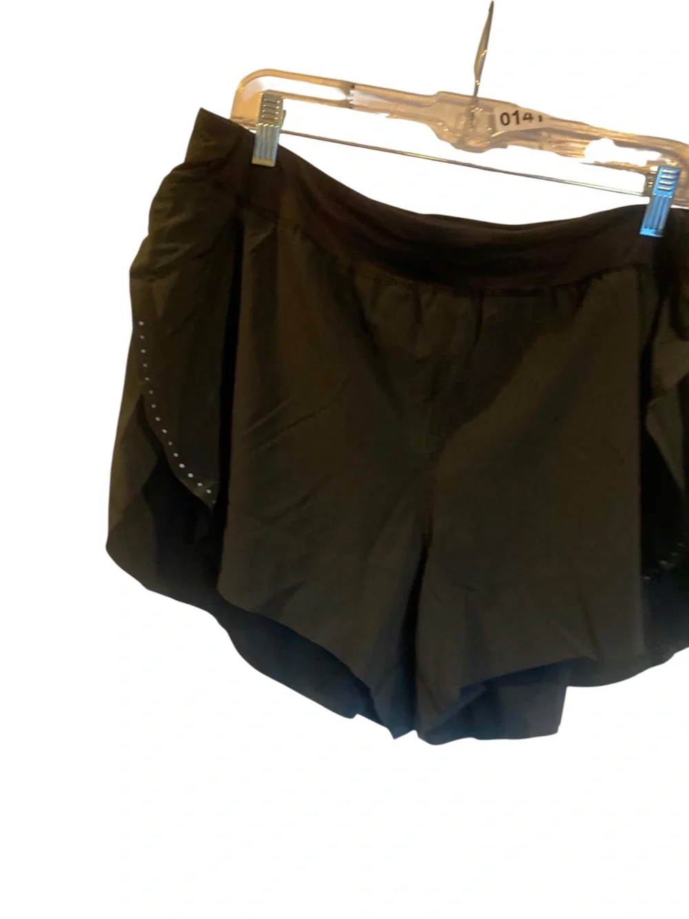 NWT Lululemon Fast and Free High-Rise Split Short 3” BLACK Size XL